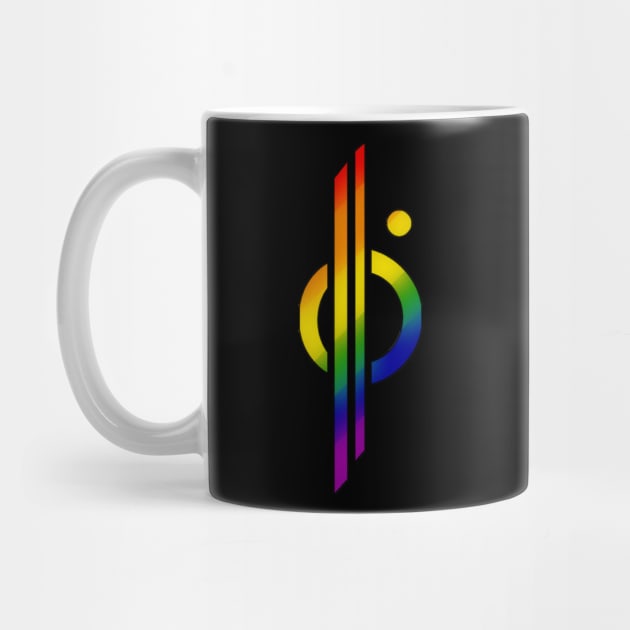 Halcyon Starship Logo (Rainbow) by whirl